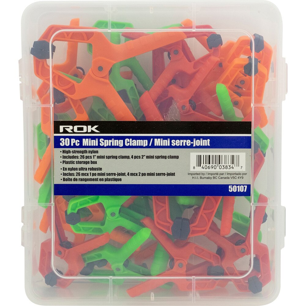 ROK 30 PC Mini Spring Clamp